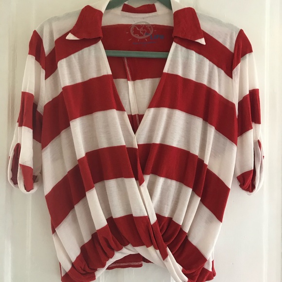 Planet Blu Haley Collared Top - Picture 2 of 3